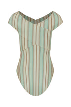 Capri Stripe Mod Swimsuit