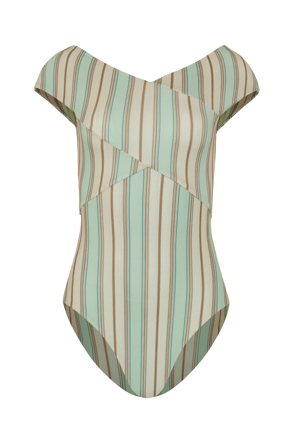 Capri Stripe Mod Swimsuit
