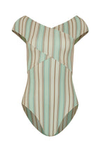 Capri Stripe Mod Swimsuit