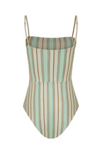 Capri Stripe Palm Swimsuit