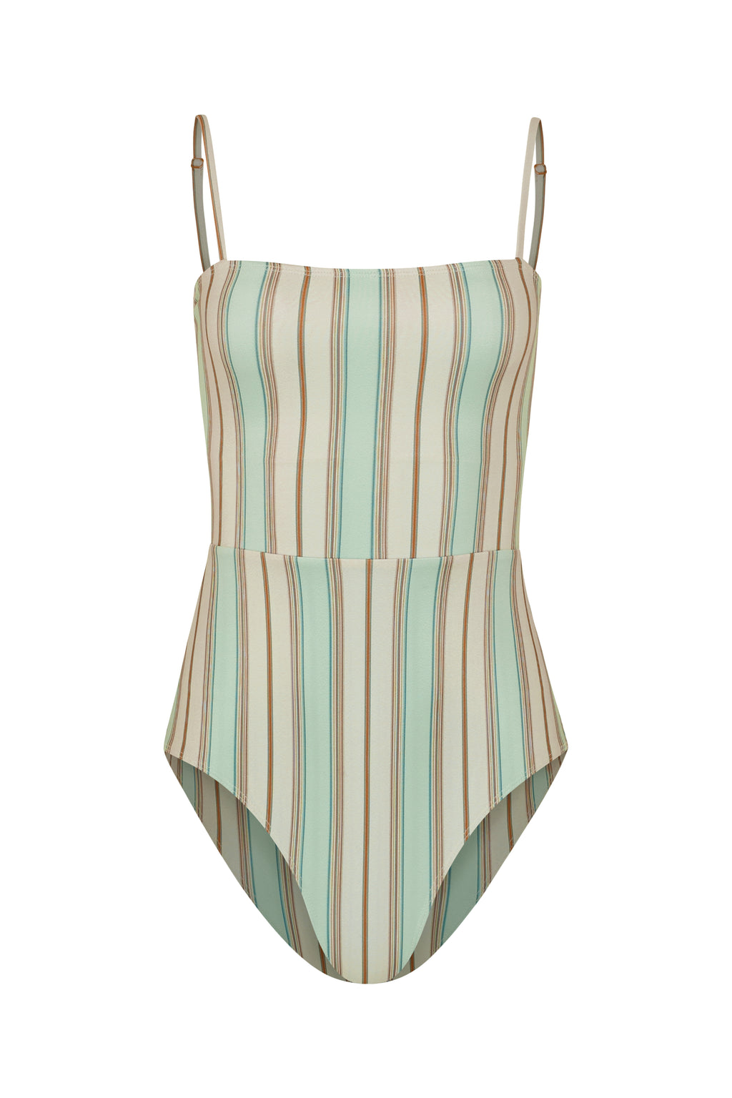 Capri Stripe Palm Swimsuit