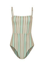 Capri Stripe Palm Swimsuit