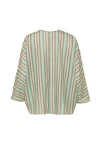 Capri Stripe Luna Tie Top