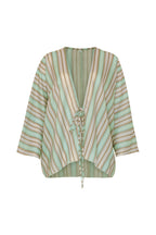Capri Stripe Luna Tie Top