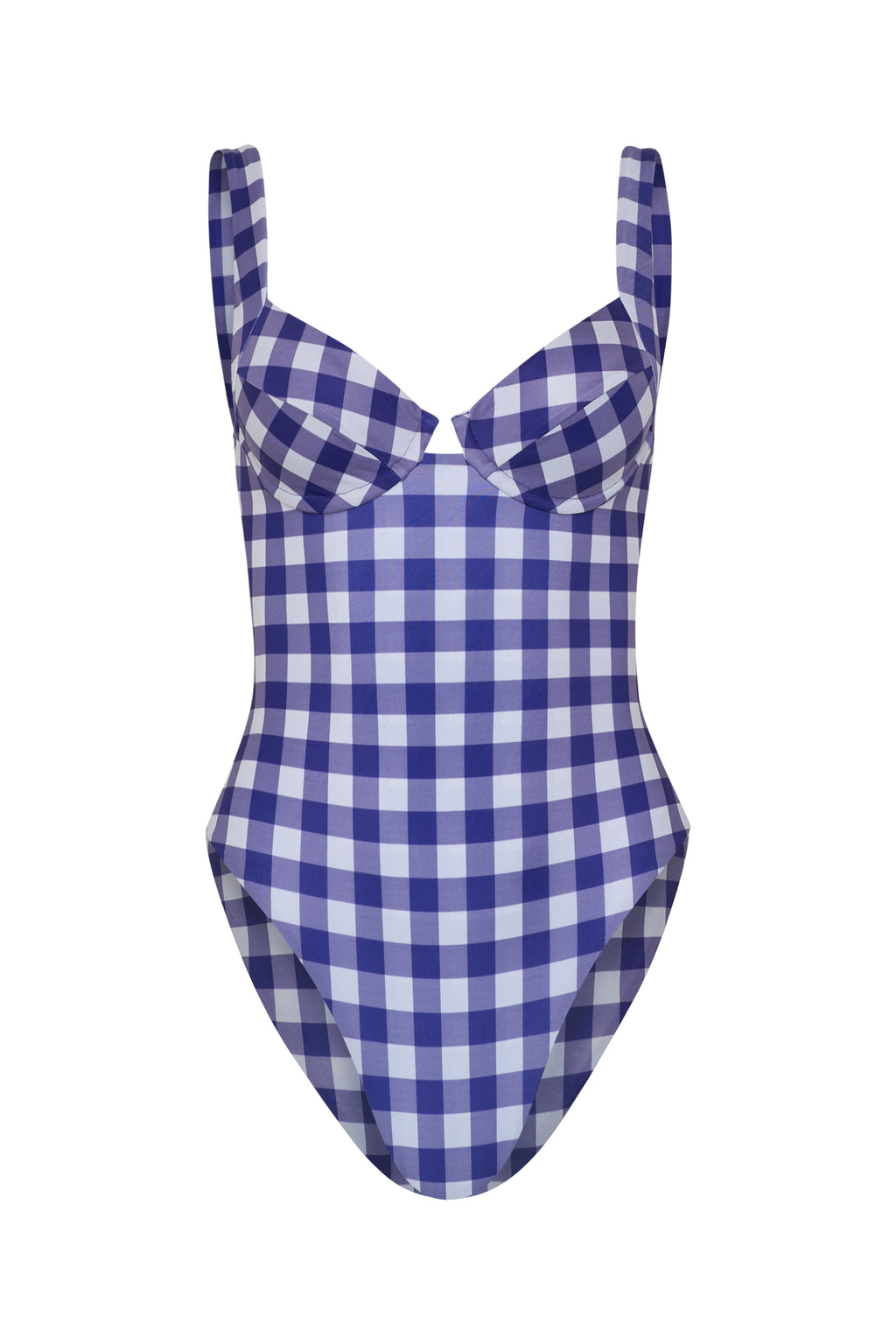 Navy Gingham Tula Swimsuit