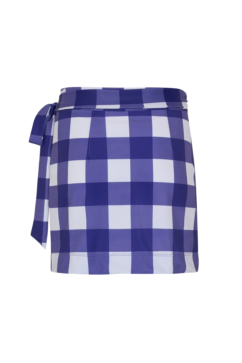 Navy Gingham Cabana Skirt