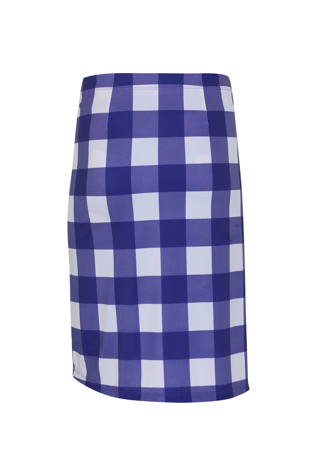 Navy Gingham Skort