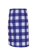 Navy Gingham Skort
