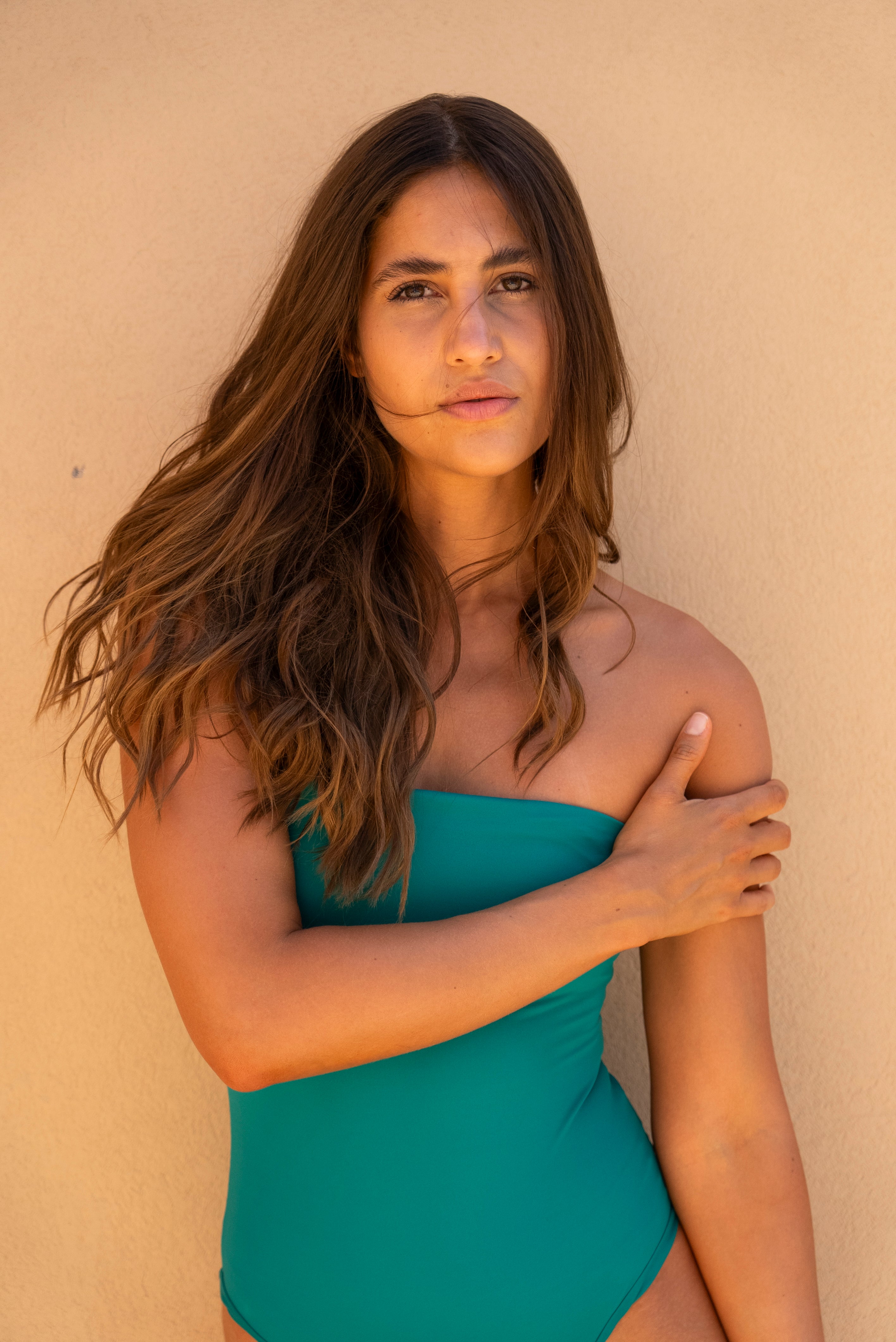 Emerald Strapless Swimsuit