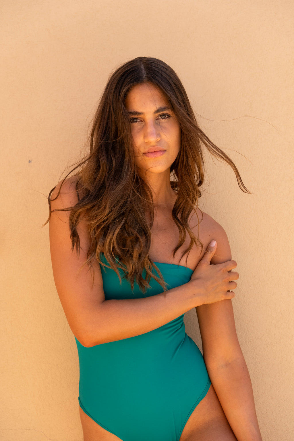 Emerald Strapless Swimsuit