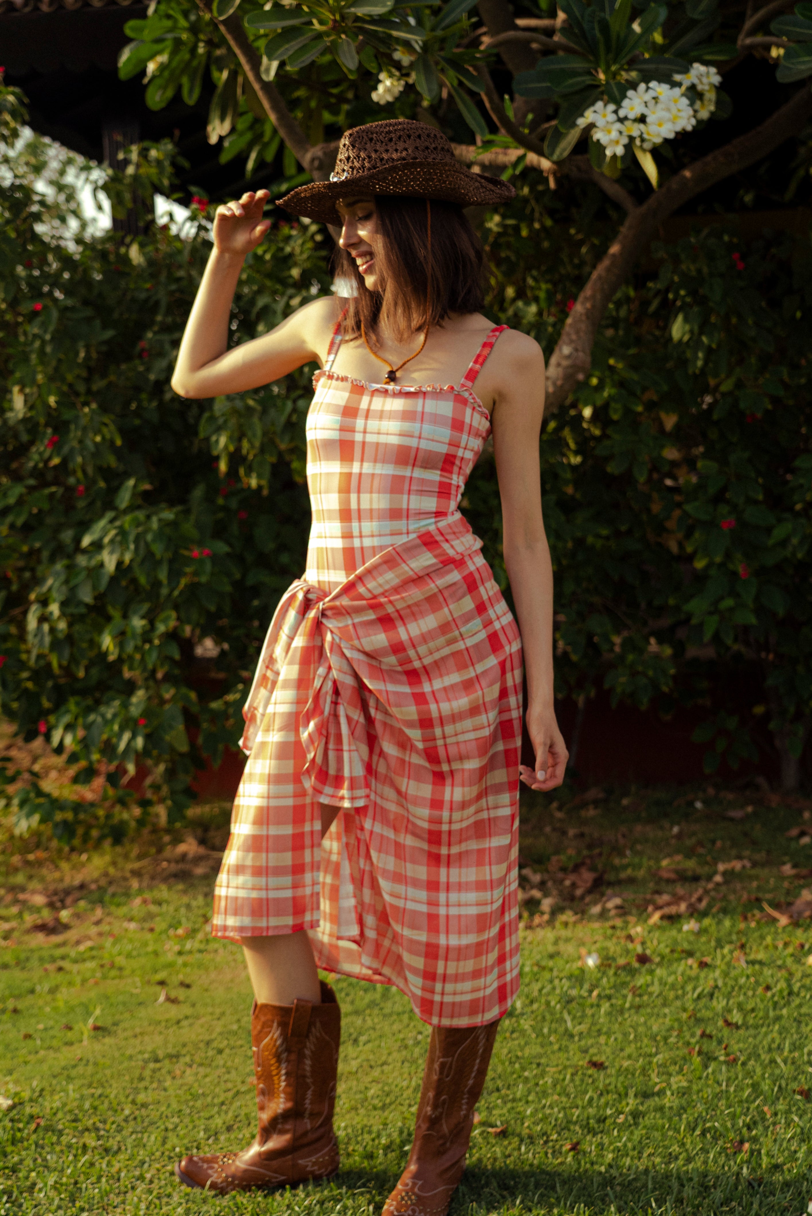 Plaid Sarong