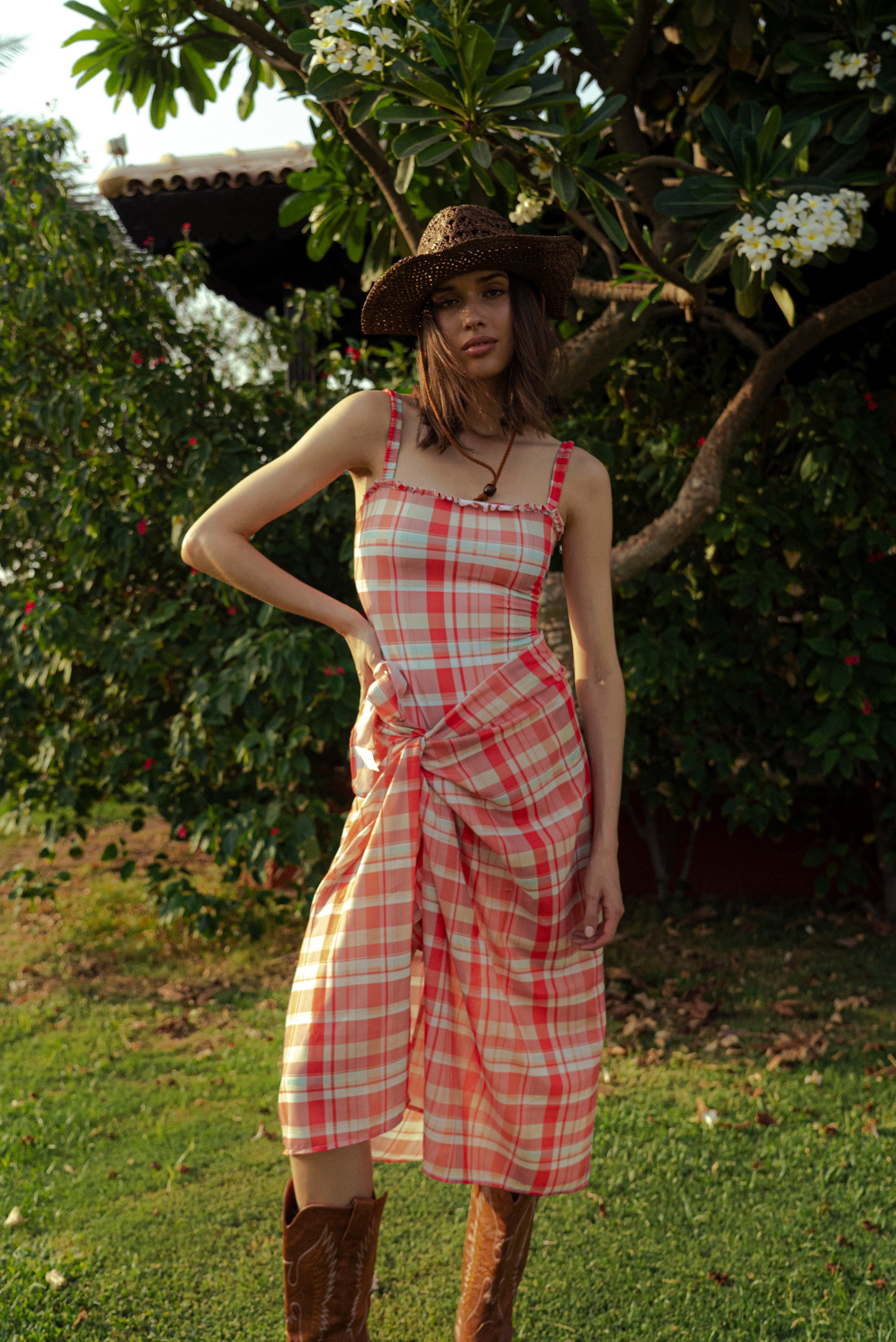 Plaid Sarong
