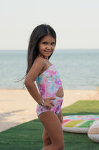 Girls Tie Dye Swimsuit