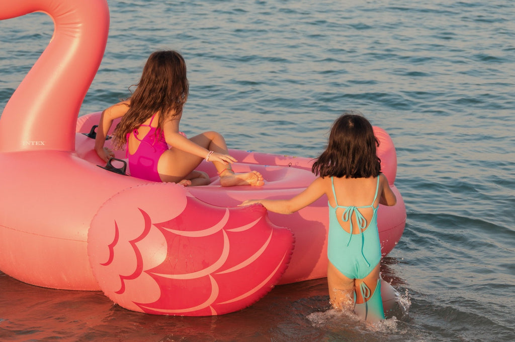 Girls Pink Swimsuit