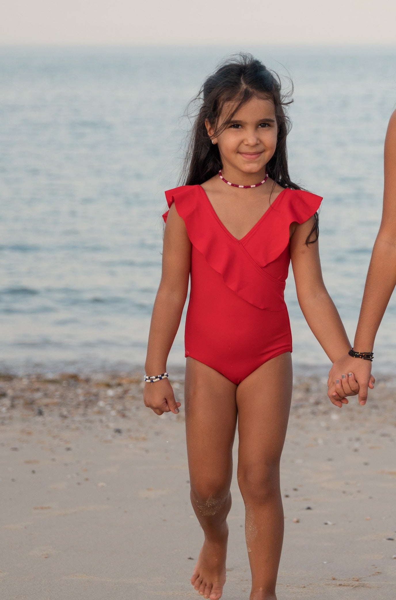 Girls Ruffle Swimsuit