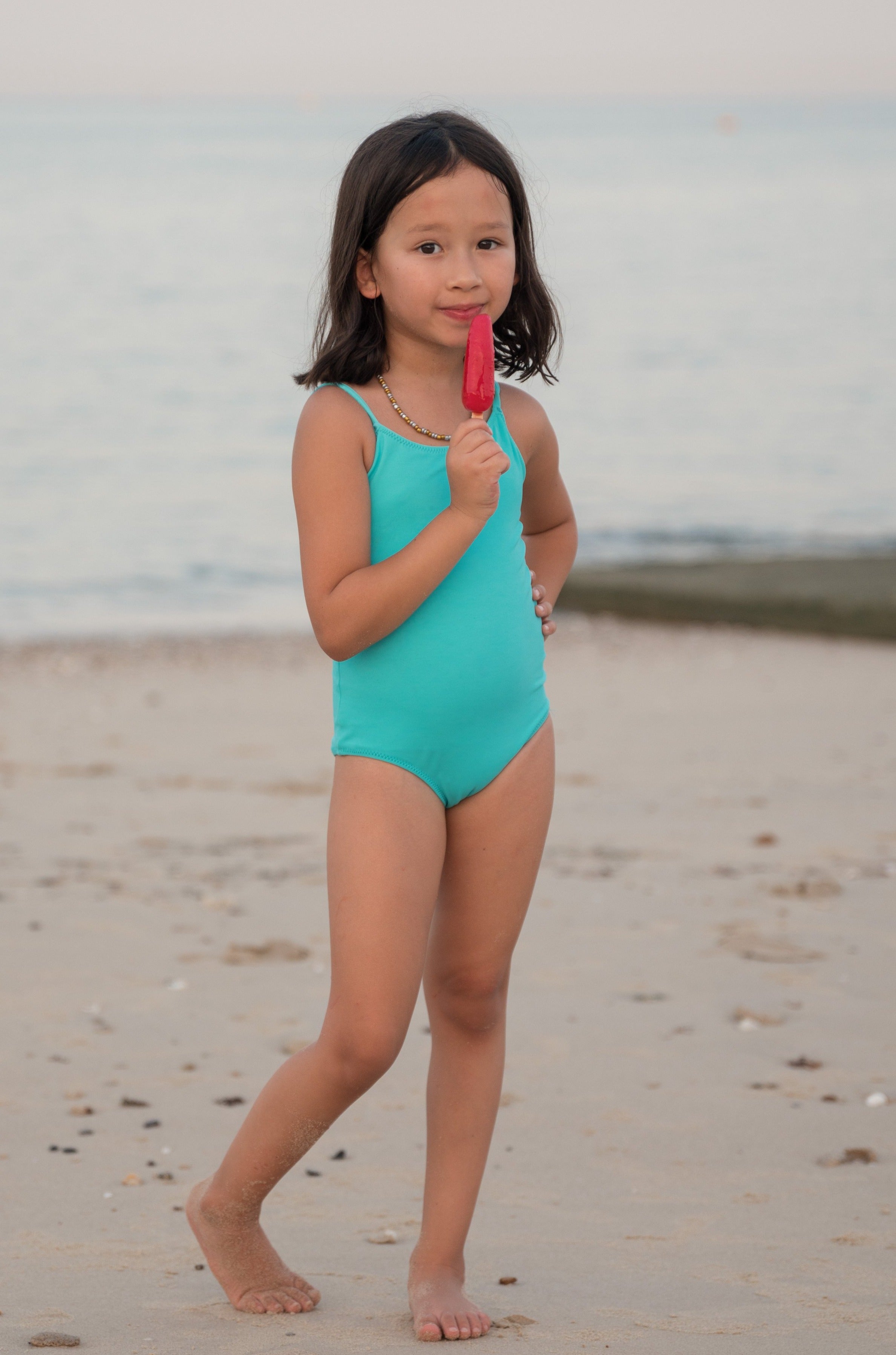 Girls Blue Swimsuit