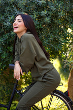 Khaki Lounge Set