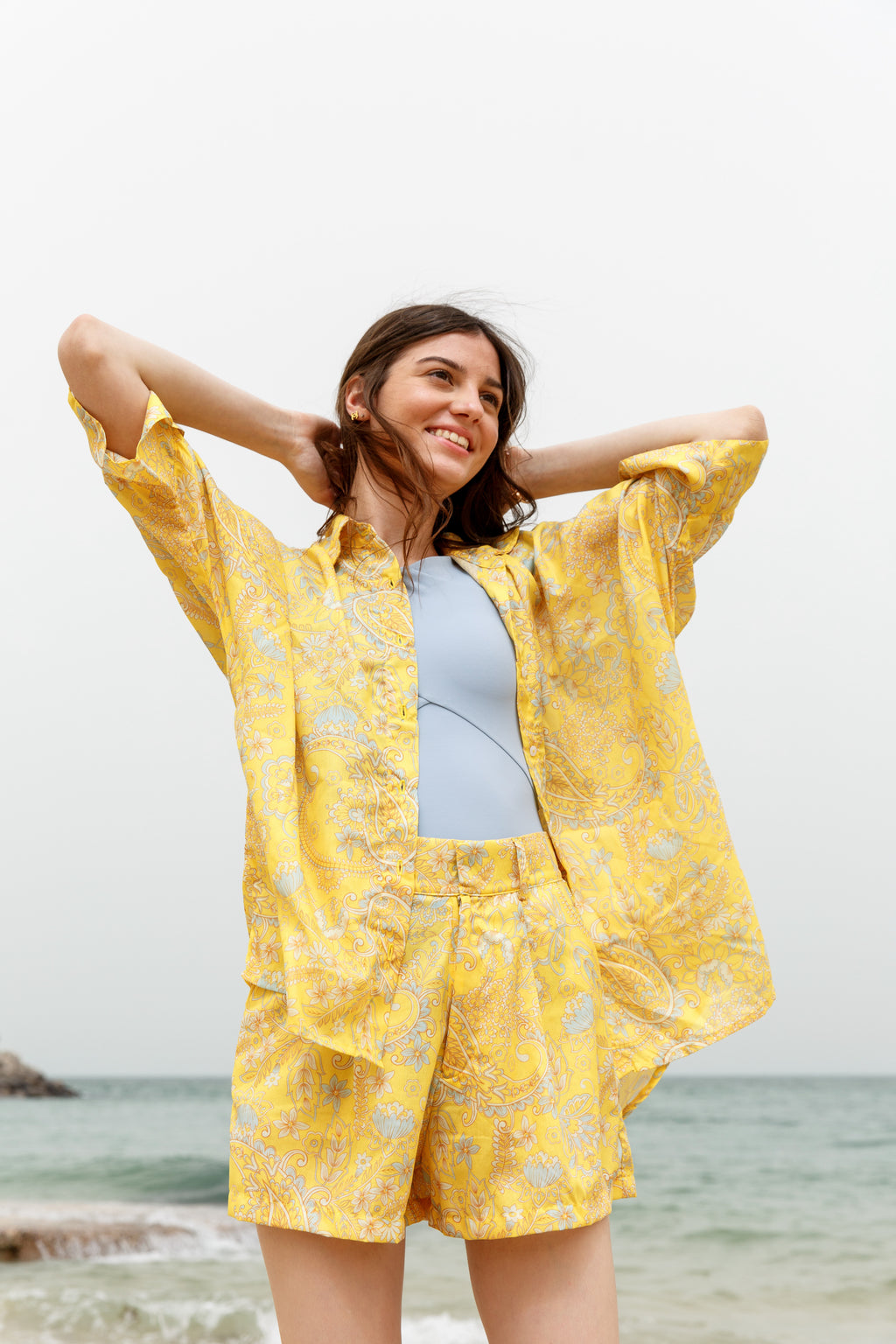 Paisley Linen Shirt