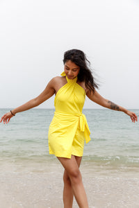 Yellow Cabana Skirt