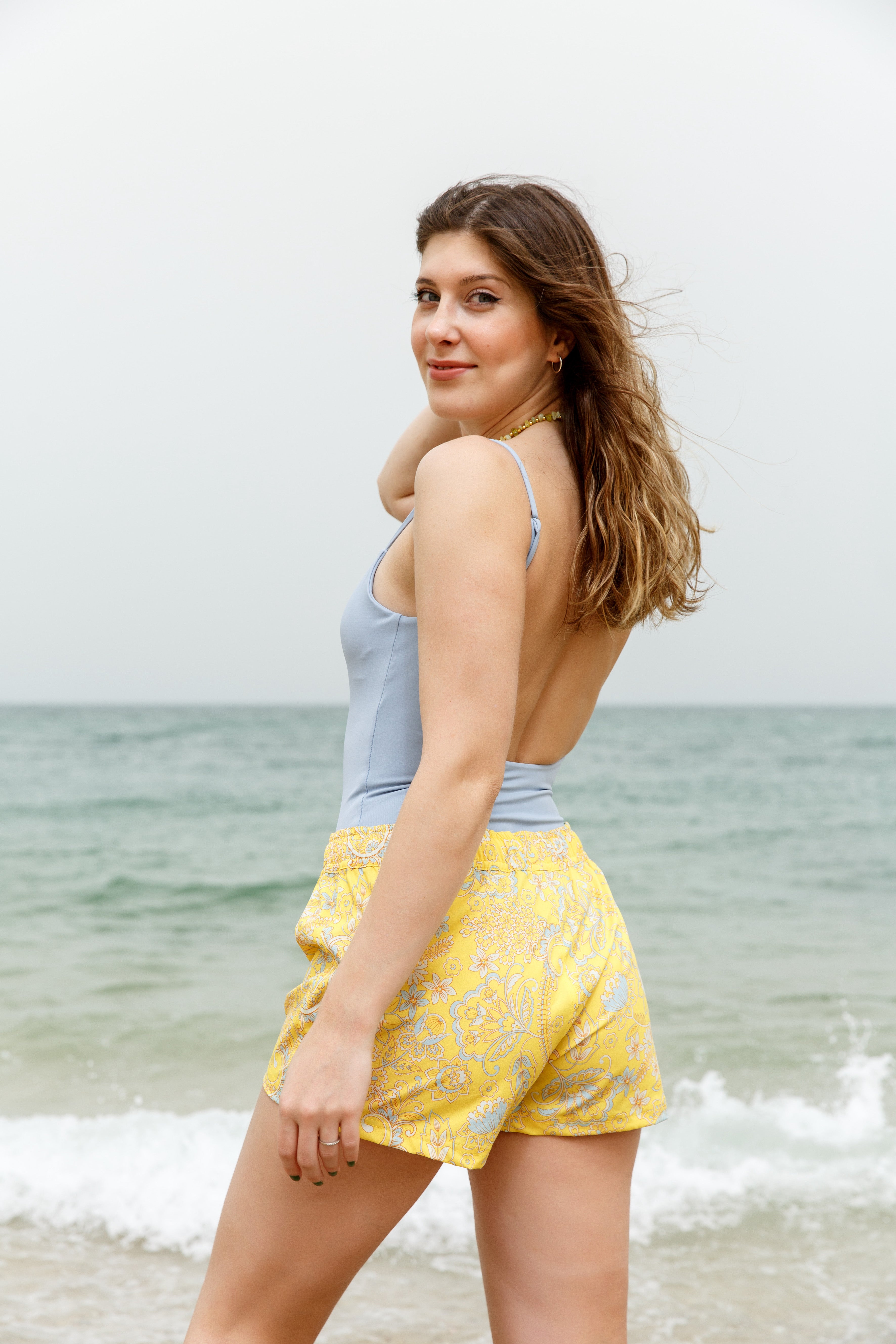 Paisley Low Rise Swim Shorts