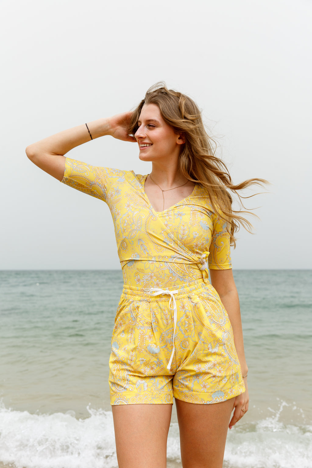 Paisley Swim Cardigan