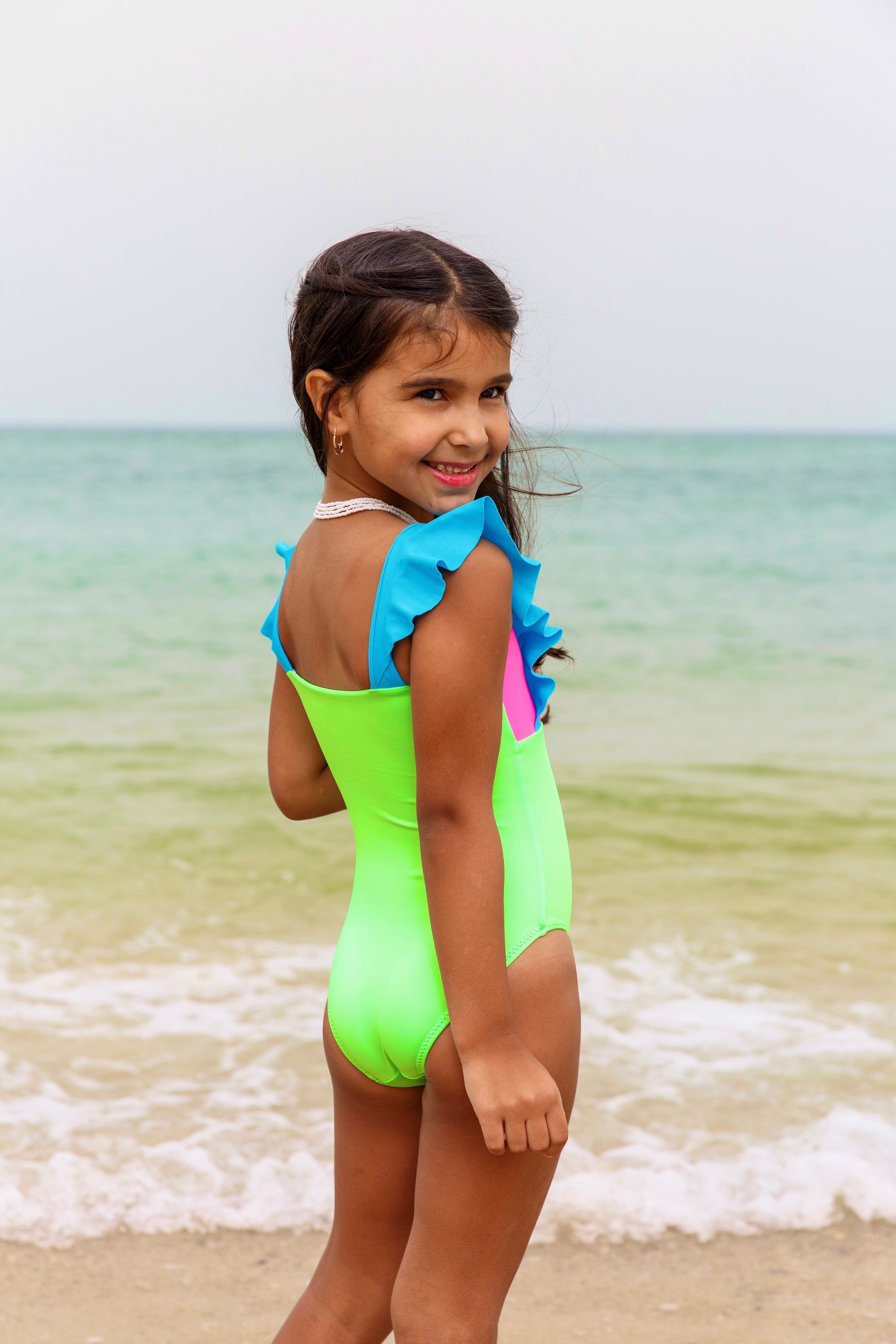 Neon Girls Swimsuit