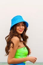 Blue Adult Bucket Hat