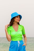 Neon Green Swim Cardigan